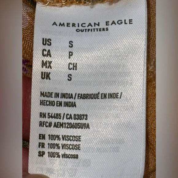 American Eagle Floral Button Up Mini Dress - Picture 10 of 10